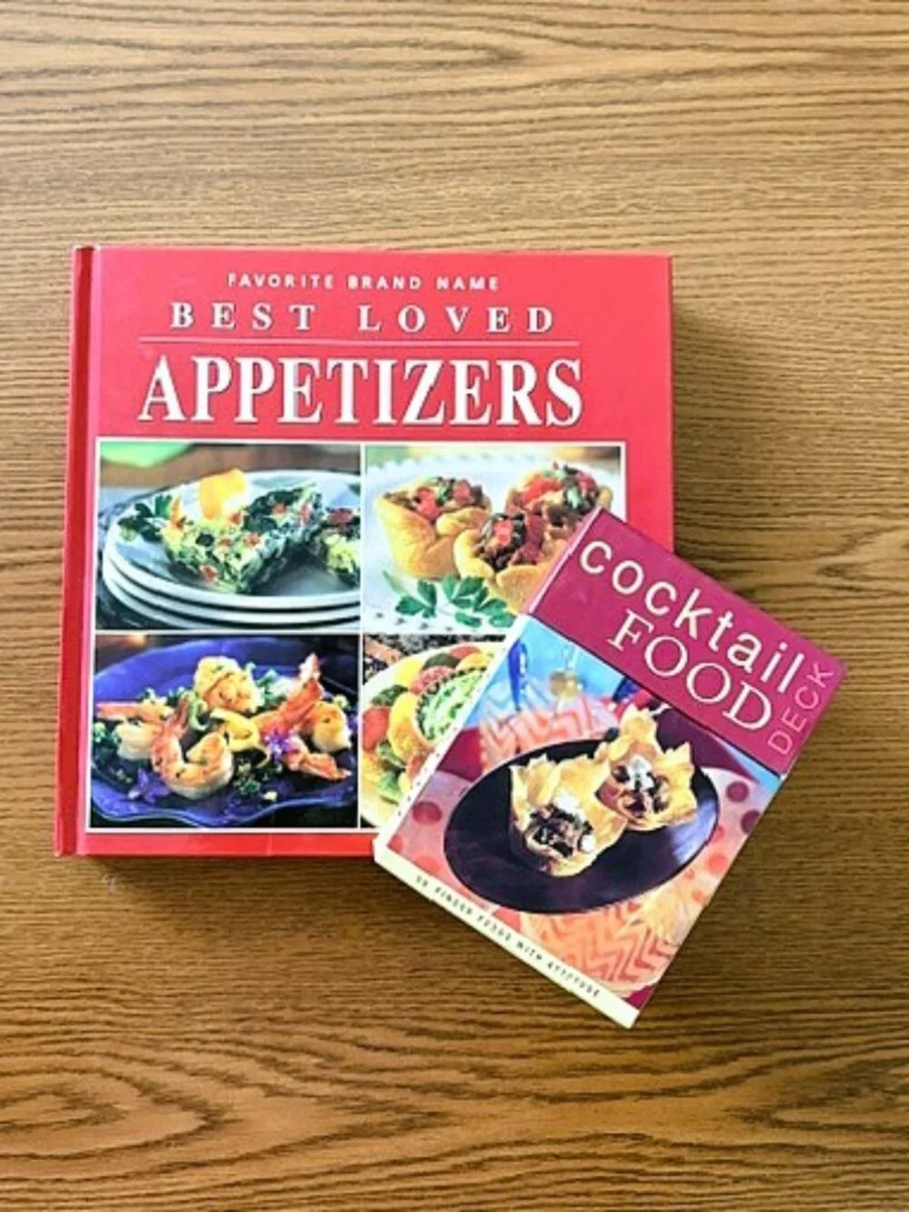 Cookbook and Recipe Cards for Appetizers and Party Foods